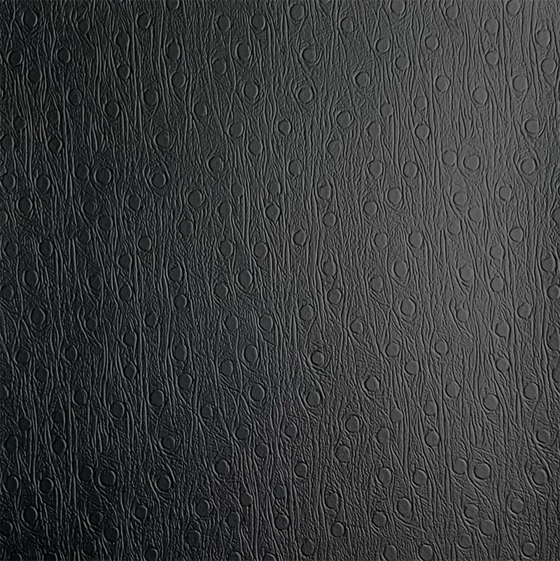 چرم PVC سیاه برای کفش