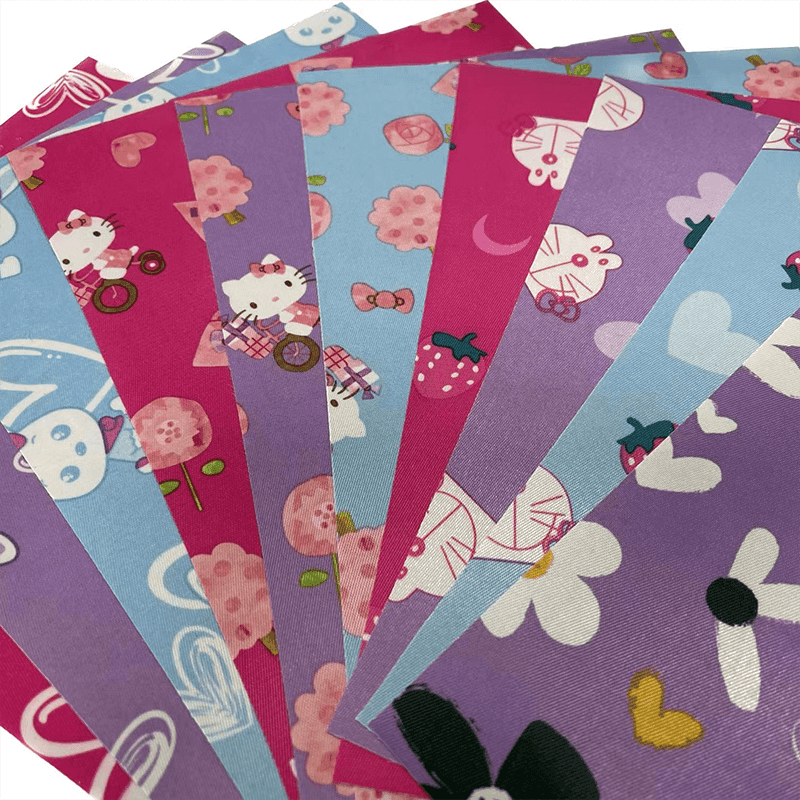 پارچه ساتن چاپ شده با پوشش PVC